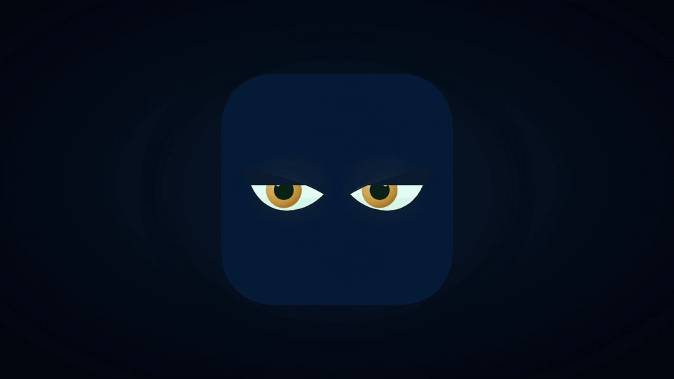 Warning animated Guardian eyes