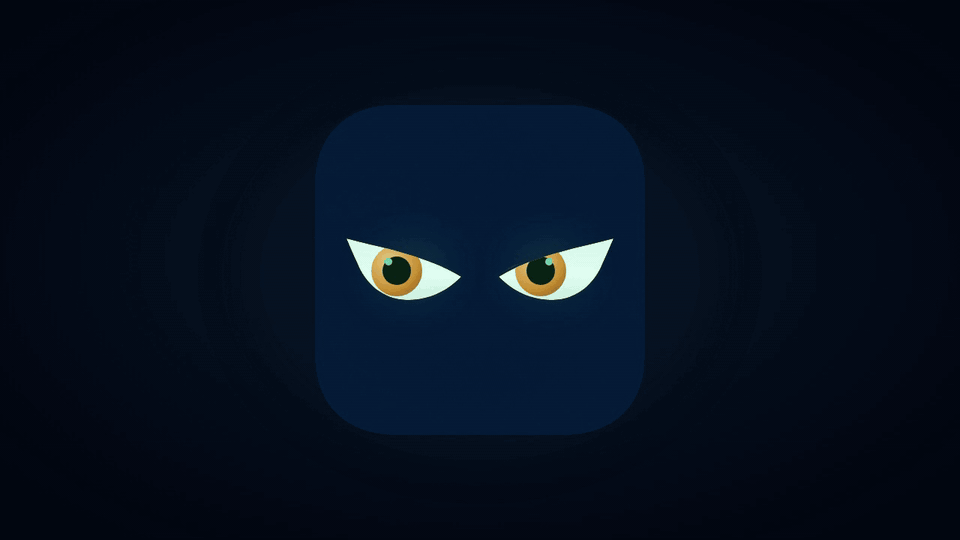 Watching animated Guardian eyes